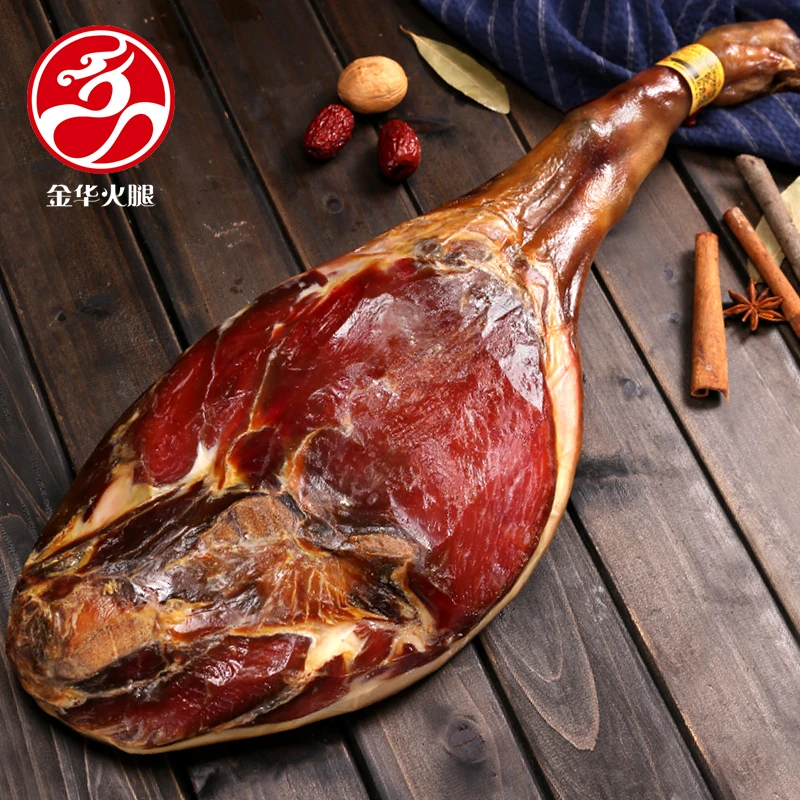 【金华火腿旗舰店】正宗塑盒切片3斤装年货礼盒土特产老火腿传统肉