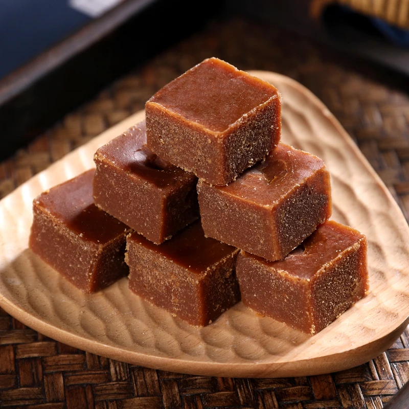 云南手工纯正甘蔗老红糖方块红糖500g/瓶（买3送1）