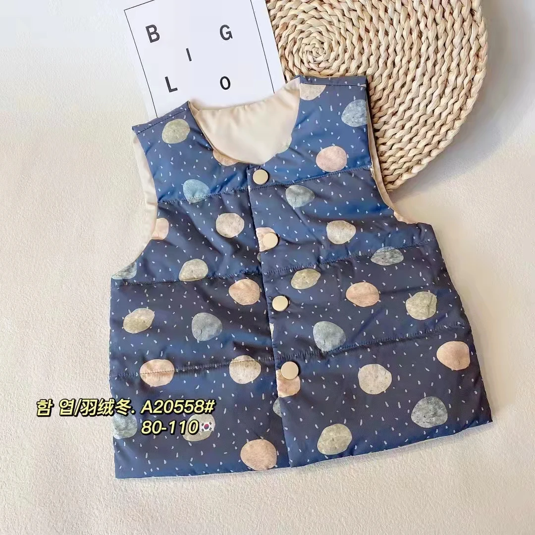 潮酷羽绒马甲女童背心羽绒服A20558