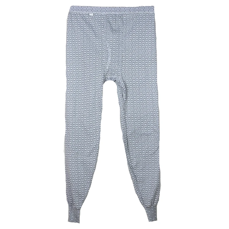 2条秋裤男士宽松大码护膝老式线裤衬裤棉毛裤高腰中老年舒适爸爸