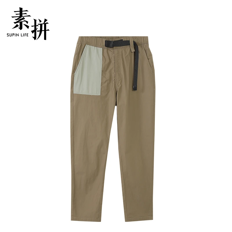 素拼休闲裤SPB02XK349A