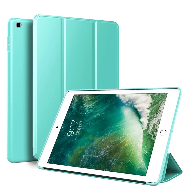 适用iPad mini2保护套硅胶a1491防摔a1490外套苹翻盖全包三折外壳