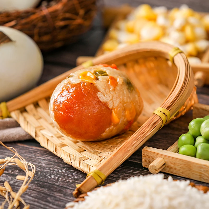 5糯米蛋72g/枚 营养五福糯米蛋 咸蛋黄粽 糯米咸鸭蛋流油