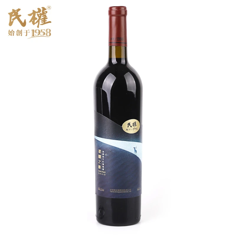 民权葡萄酒星耀之鹿赤霞珠干红葡萄酒750ml*6送礼珍藏