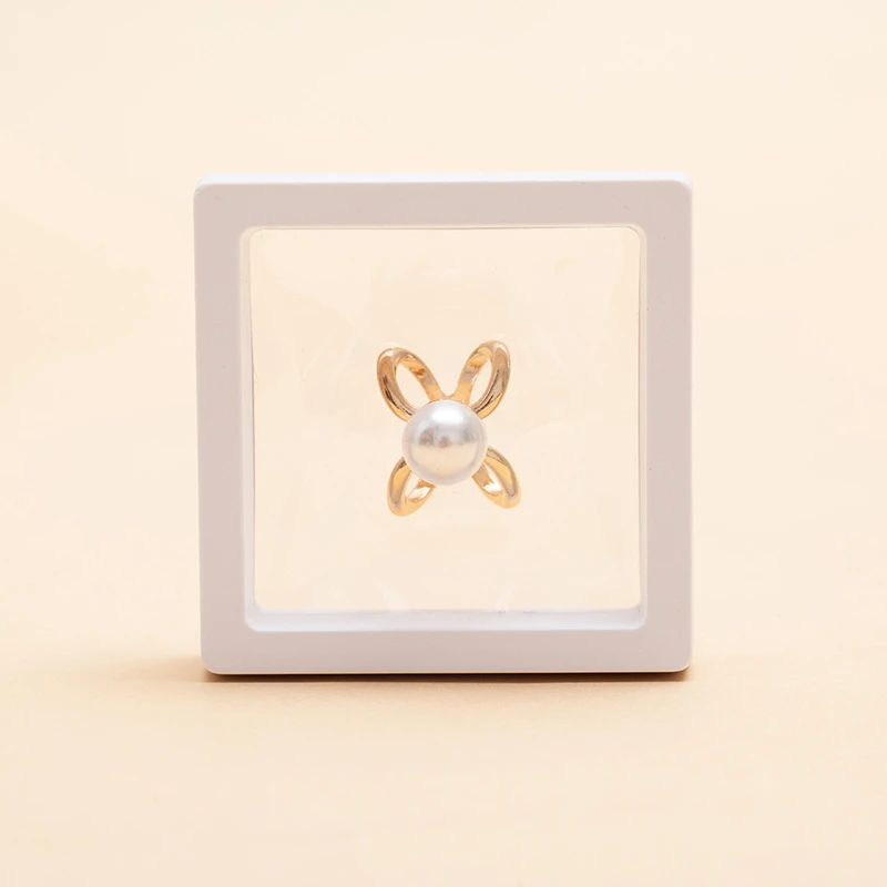 上海故事【丝巾扣】金属色系法更加多变复古百搭白色优雅气质时尚