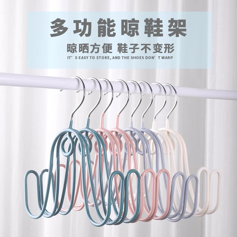 室外挂鞋架家用晾衣架晾晒鞋架子鞋袜晾晒架户外防风晾鞋架凉鞋架