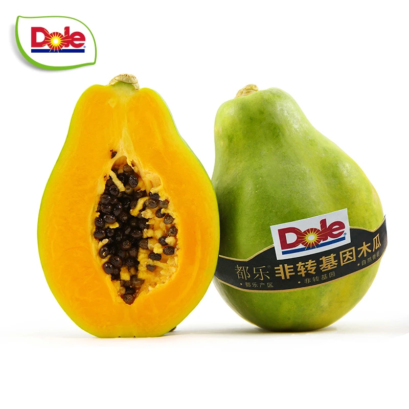 【都乐Dole】 非转基因进口木瓜4只装 单只350g/450g 甜糯 高维C