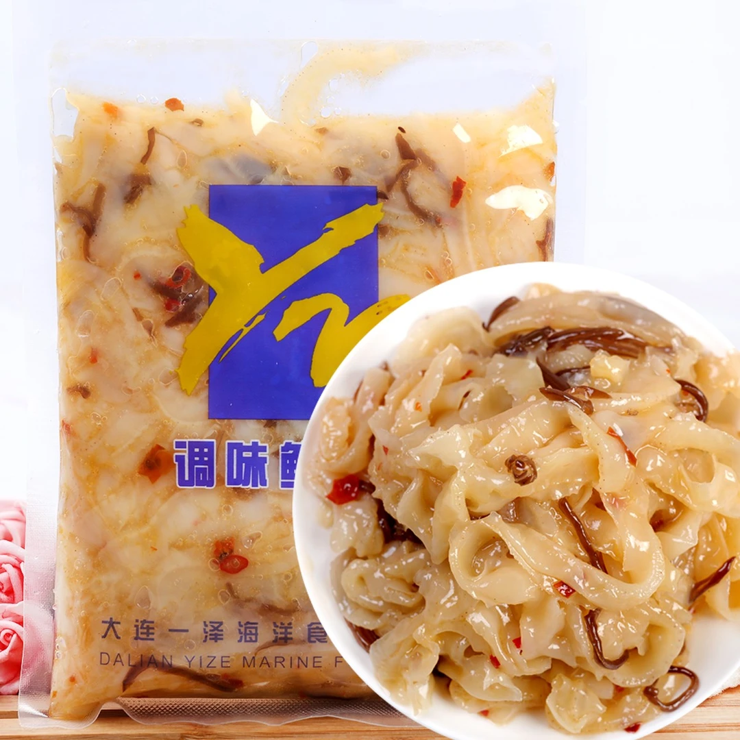 一泽调味鲜贝唇 扇贝裙边500g*2袋 冷冻调理扇贝新鲜即食扇贝肉