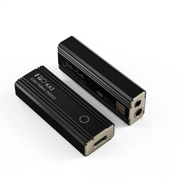 FiiO/飞傲 KA3小尾巴DAC便携hifi解码耳放线适用华为小米苹果手机
