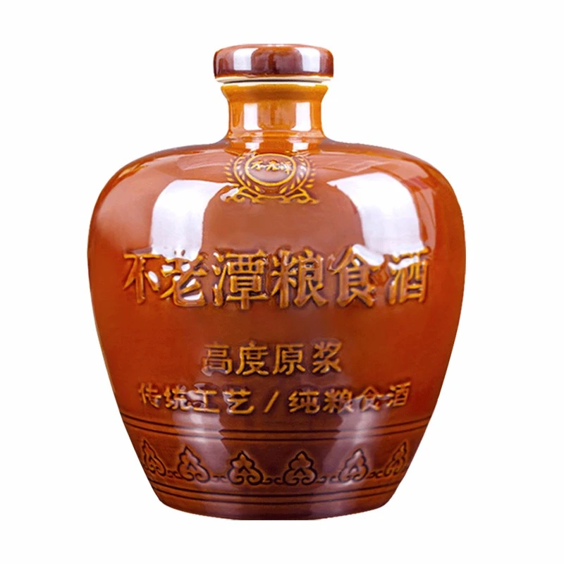 不老潭白酒正宗纯粮食酒坛装酒高粱酒四川泸州洞藏老酒52度2.5L*1