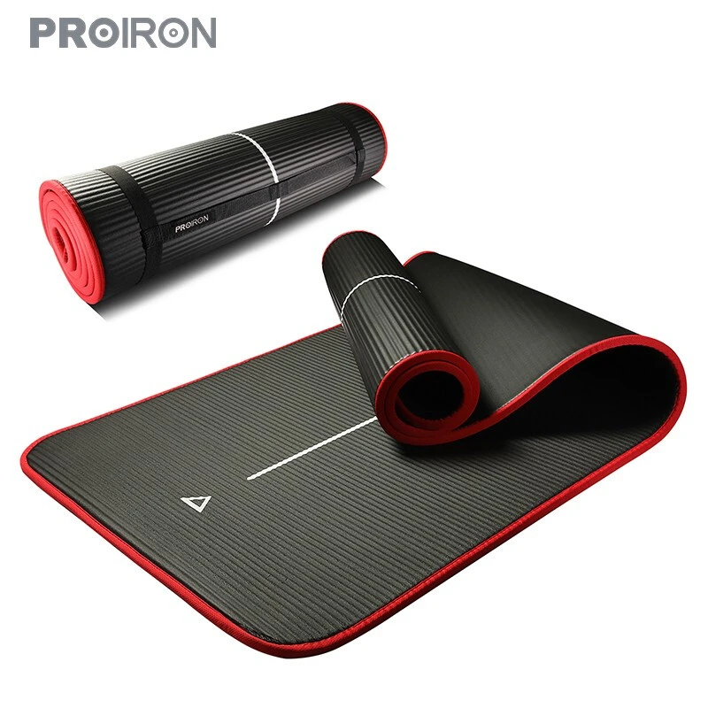 PROIRON普力艾瑜伽垫加厚防滑包边抗撕环保多功能便携