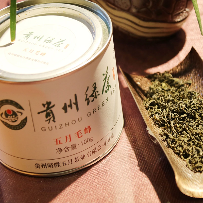 晴隆县贵州绿茶五月毛峰100g罐装
