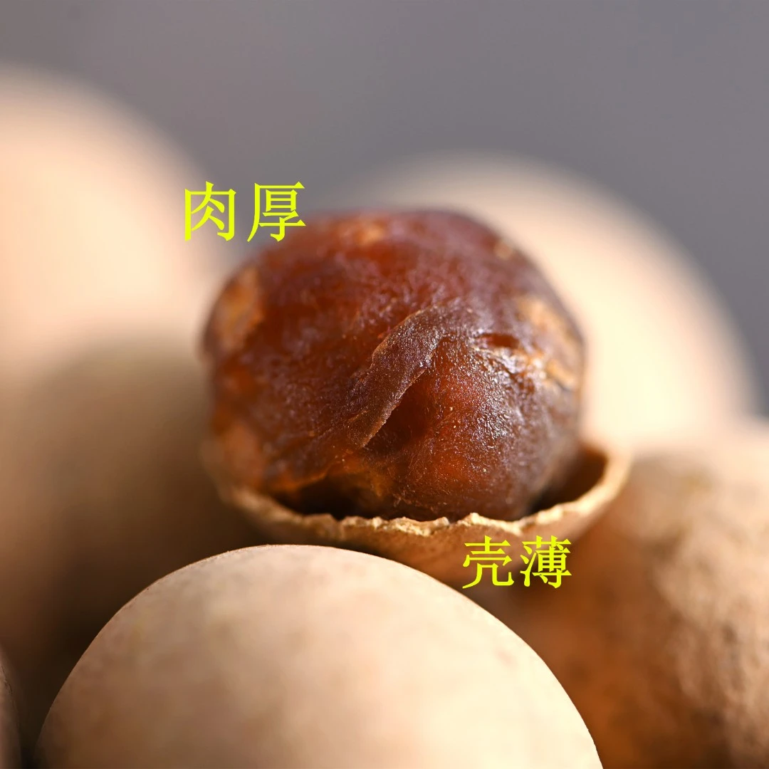 吕家小两口广东高州储良老树桂圆肉大果桂圆干/龙眼干500g*2包