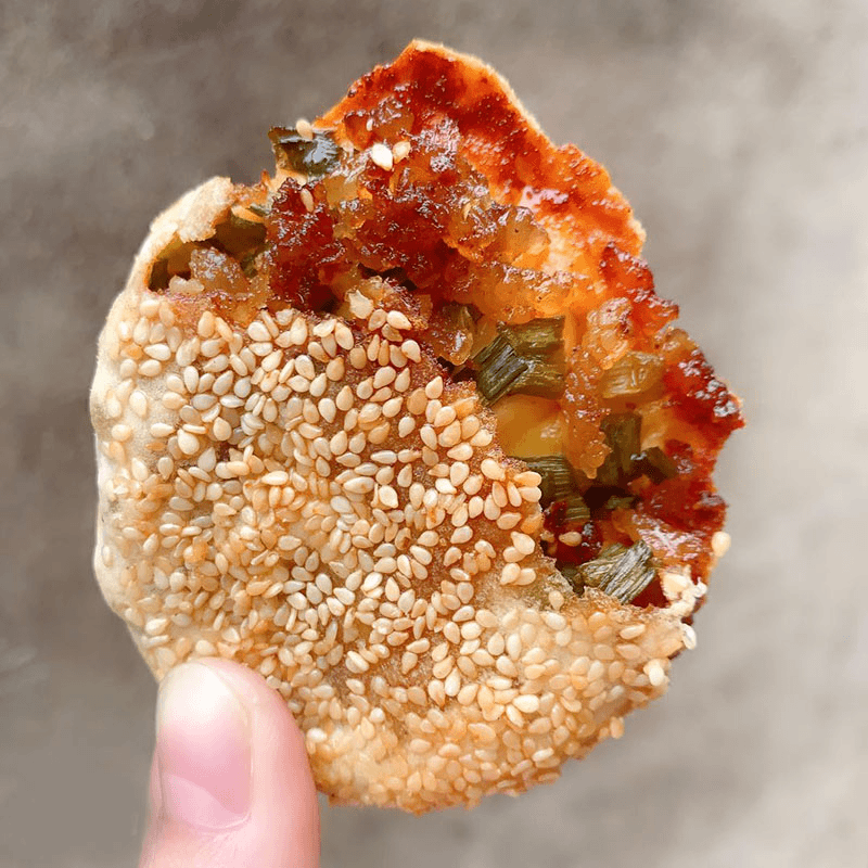 包邮福建福州小吃永泰葱饼 非福清光饼建瓯葱油饼 肉30g