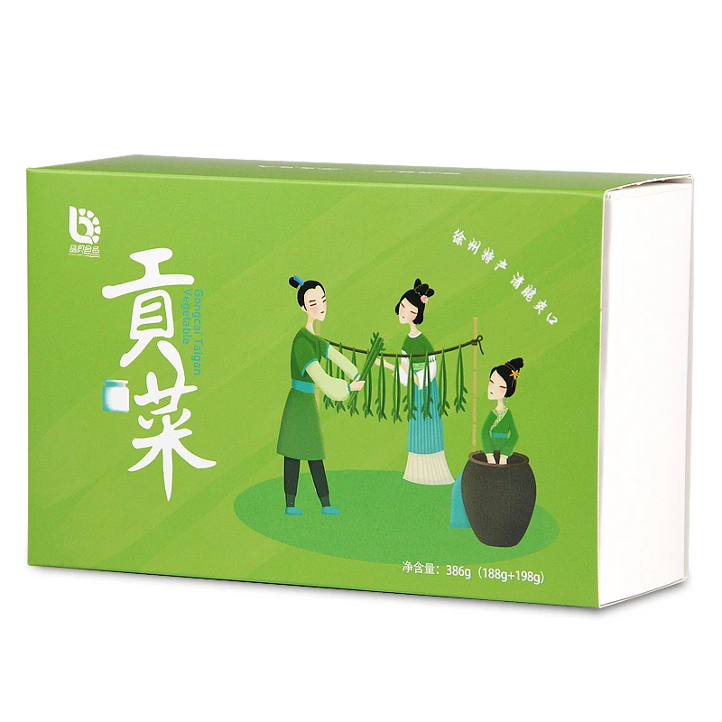 精品贡菜礼盒386克苔干下饭菜响菜百珍堂徐州邳州特产清脆爽口