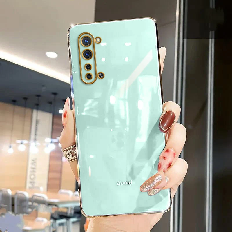 OPPOReno3手机壳Reno3Pro保护套K7软壳奢华简约电镀直边新款纯色