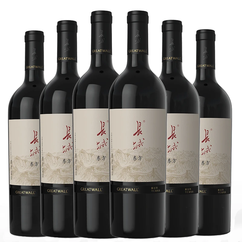 长城红酒 中粮长城干红葡萄酒 长城东方解百纳干红 整箱 750ml*6