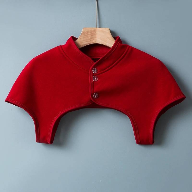 中老年人睡觉保暖护肩膀颈椎神器肩周防寒小坎肩女士产妇月子披肩