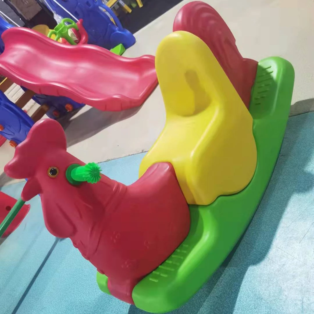 幼儿园三色宝宝摇摇马儿童玩具