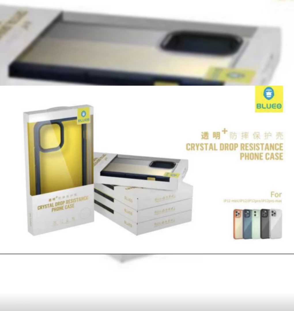 蓝猩  苹果12/13/14系列华为透明+防摔壳 使用iphone14promax