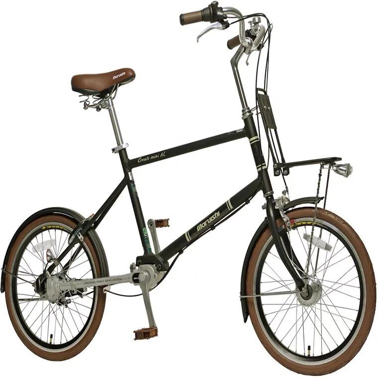 日本丸石无链条车20寸传动轴变速自行车男袋鼠超轻便捷女单车