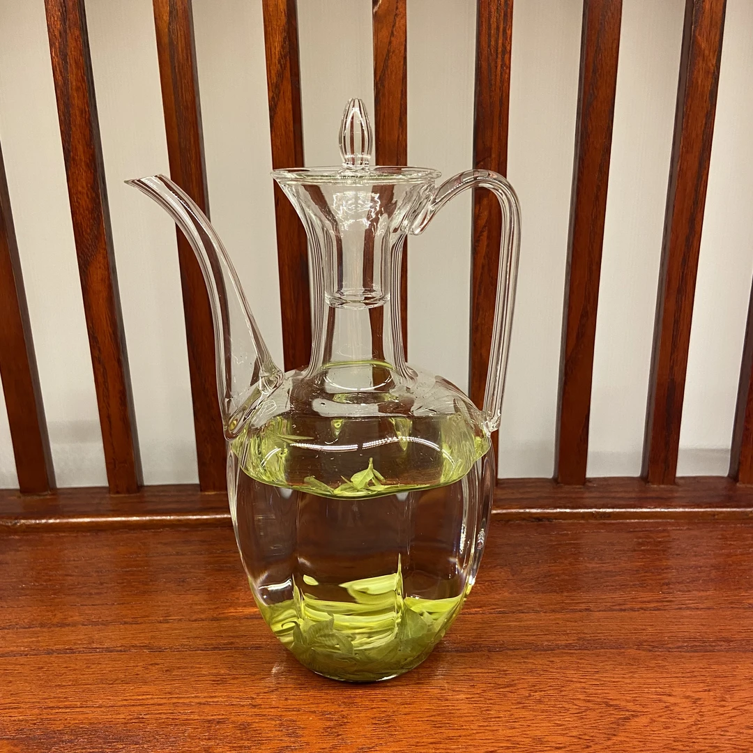 仿宋执壶400ml耐高温高硼硅玻璃功夫茶具泡茶壶绿茶壶茶艺茶道