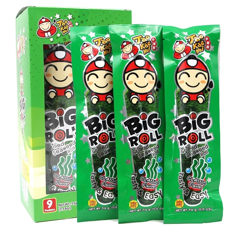 泰国小老板海苔老板仔海苔卷27g即食海苔脆紫菜卷网红零食香脆