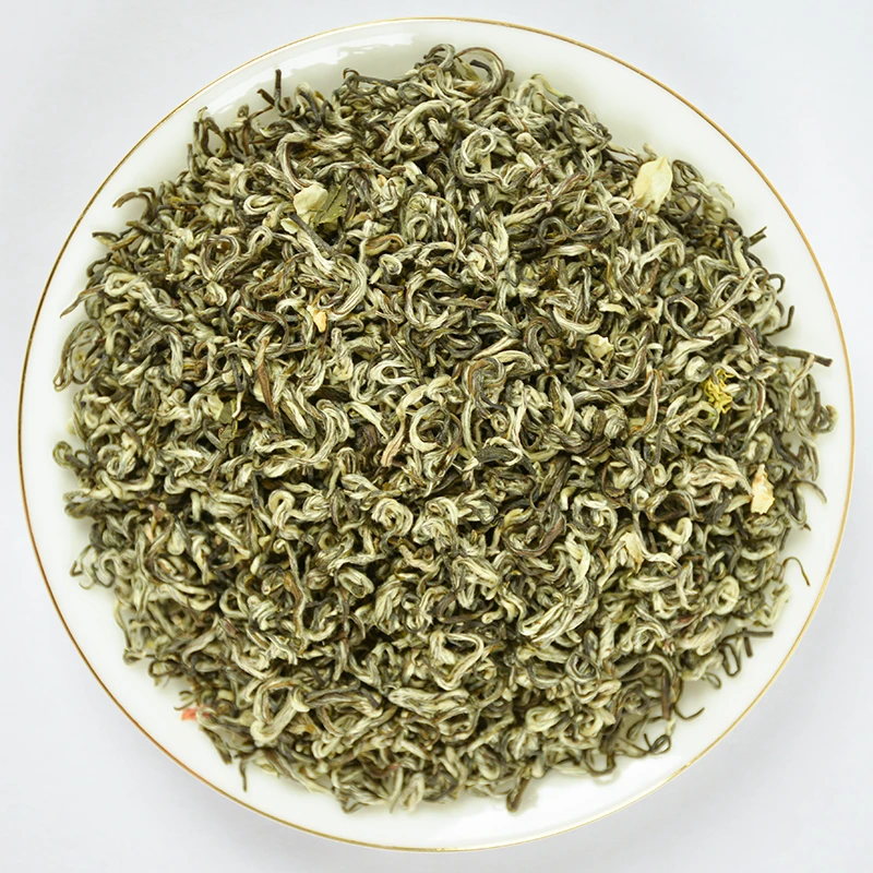 茉莉花茶新茶贡品飘雪250克清香型嫩芽四川飘雪手工散装茶叶