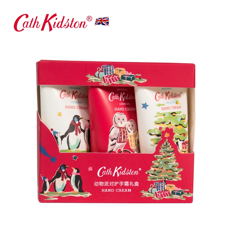 英国品牌Cath Kidston动物派对护手霜礼盒滋润保湿春夏不油腻