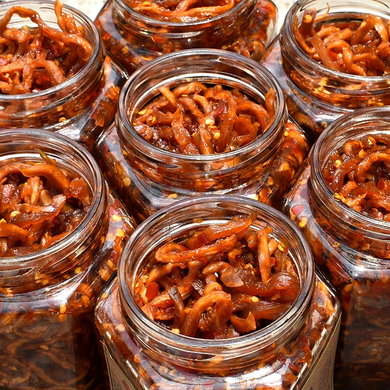 湖南特产大瓶装脆辣爽口木瓜丝干酱菜香辣脆即食超辣400g开胃下饭