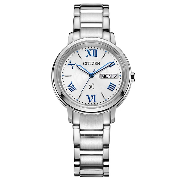 CITIZEN西铁城手表光动能xC系列银盘简约时尚颜值女表EW2420-51A