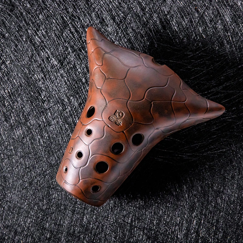 空谷十孔演奏专业演奏好吹C/D/降E调牛头陶埙可水洗还可收藏