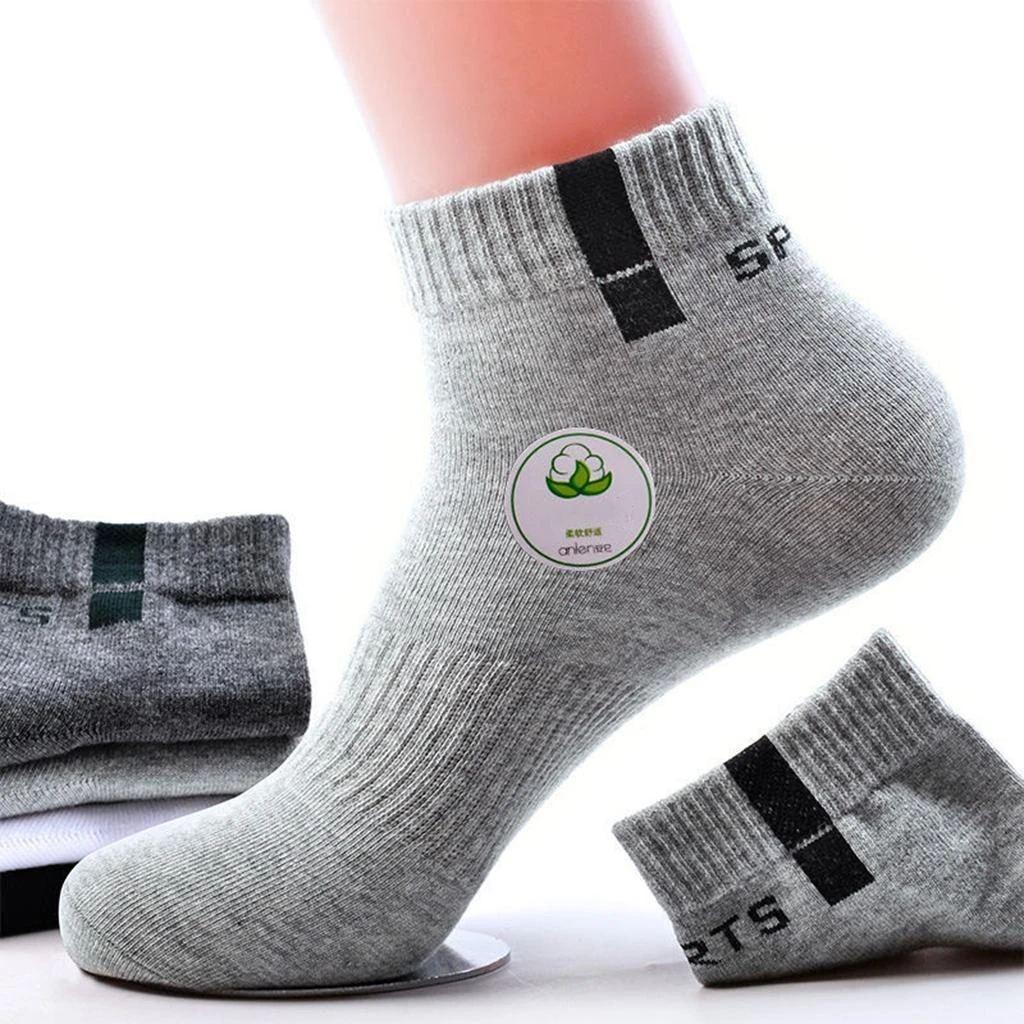 6双短筒男袜潮袜男袜子男士纯棉袜子透气吸汗男袜运动袜短筒潮袜