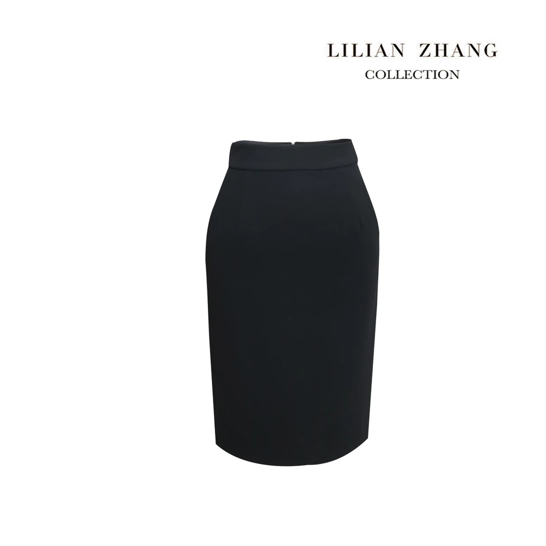 COLLECTION 精致通勤后开衩包臀半裙  2103020