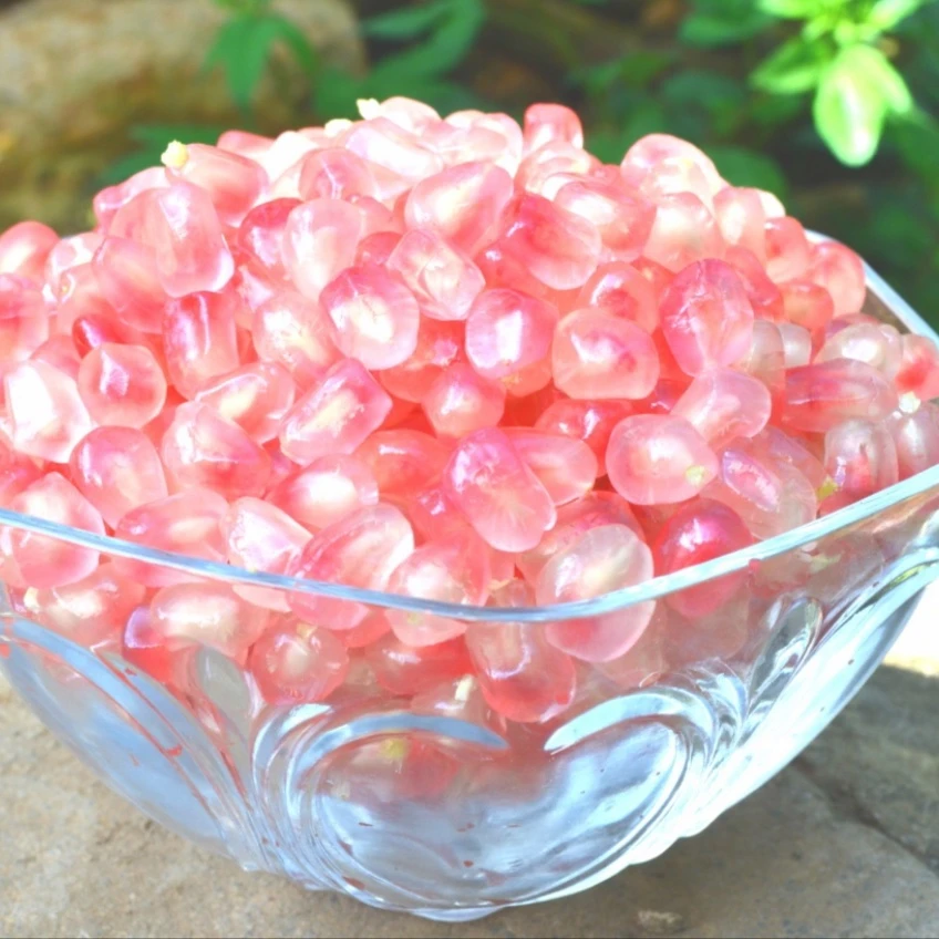 云南蒙自石榴 高原绿籽甜石榴硬籽皮薄汁多饱满粉红大果6斤包邮