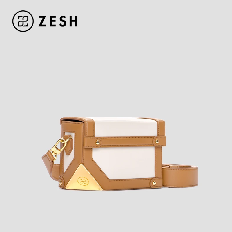 【直播福利】ZESH/泽尚CUBELET Frame 缺角单肩包 小众女斜挎单肩包