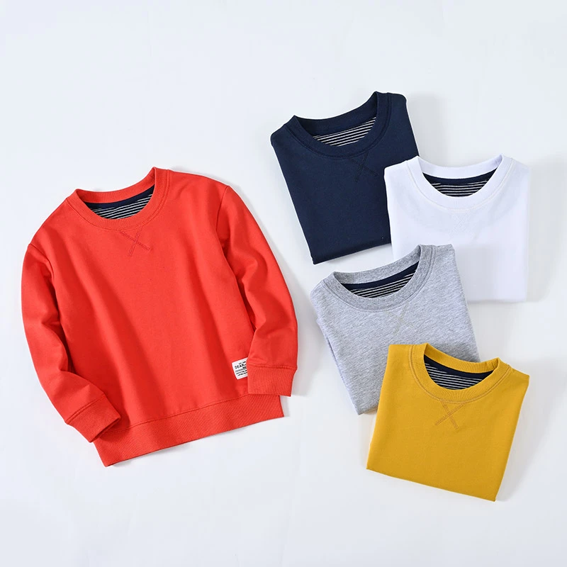 男童卫衣洋气2024春装新款中大童韩版儿童卫衣春秋款圆领帅气薄款