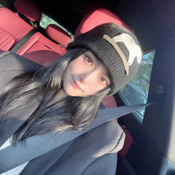 晴子Studio~韩国ins减龄小木马针织帽可爱加厚双层包头冷帽帽子女