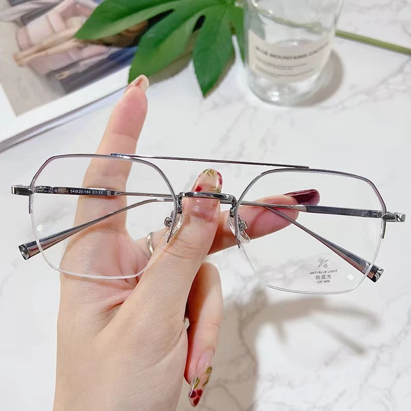 陈伟霆同款眼镜男变色散光脸小复古变色防辐射防蓝光近视可配眼睛