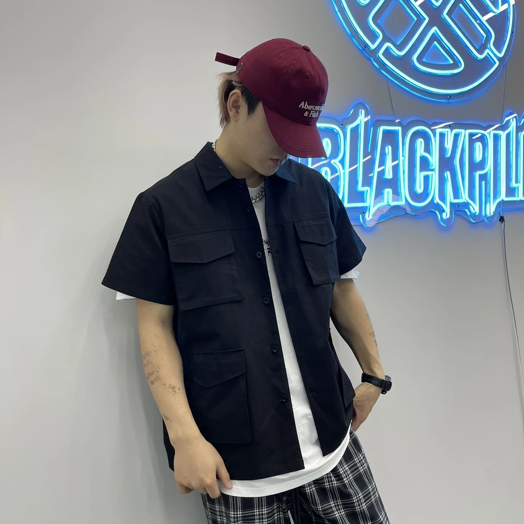 徐天霸新品上新工装多口袋衬衫外套ZOOPBOY
