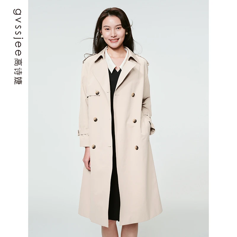 高诗婕春秋季风衣D231T32033-14外套