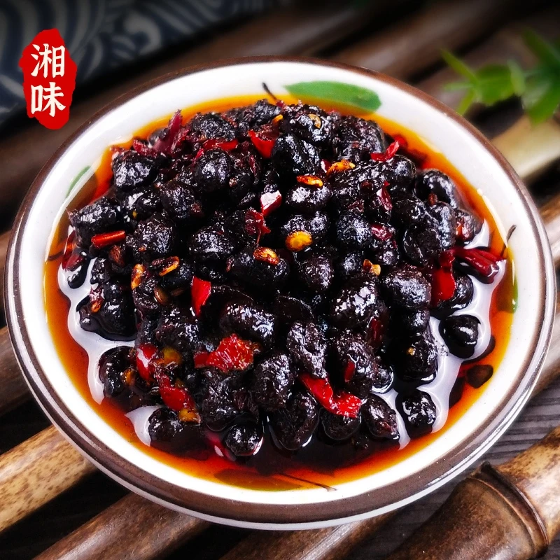 湘蚩味风味豆豉腊八豆香辣豆豉湖南特产280克装