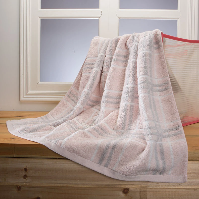 多样屋英格兰满格浴巾加大加厚吸水快毛巾纯棉身上毛巾吸水不掉毛