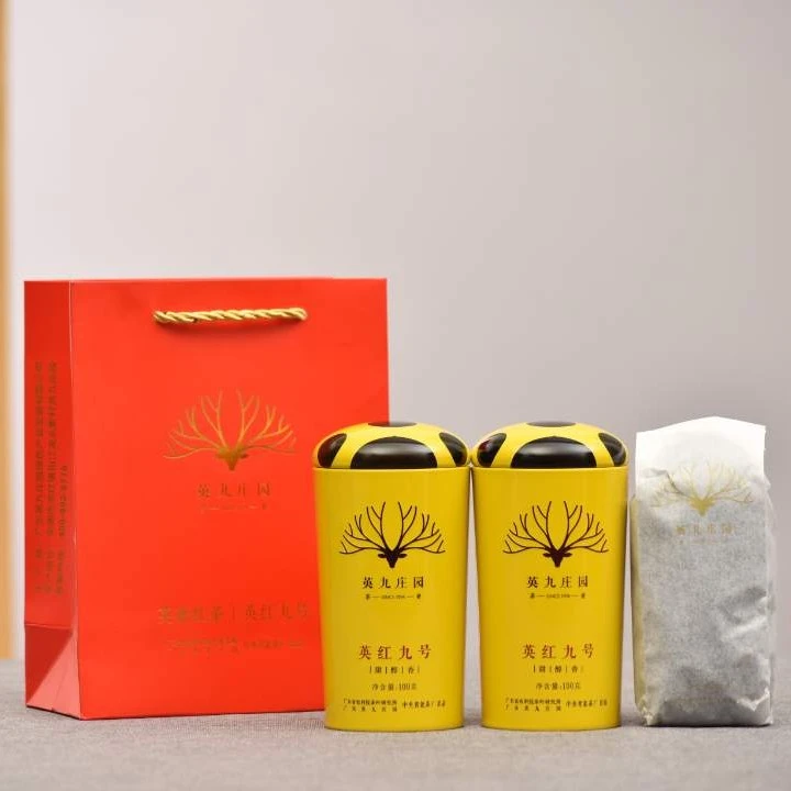 【刀哥专属】英德红茶 英九庄园英红九号红茶 甲壳虫（黄罐） 100g/罐