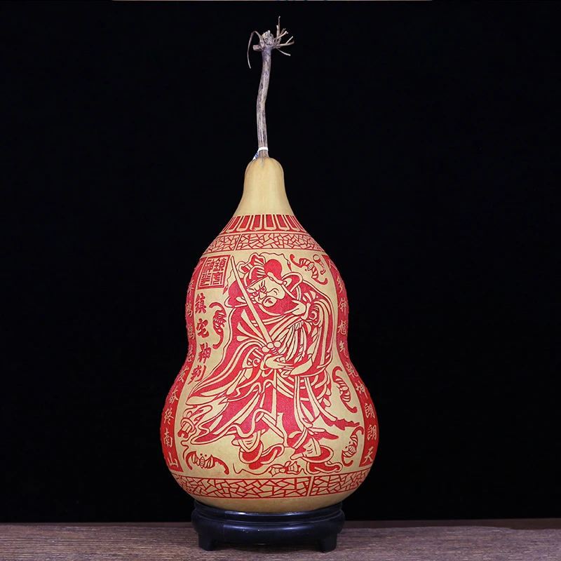 盛泰葫芦 钟馗 雕刻葫芦 礼品摆件 居家