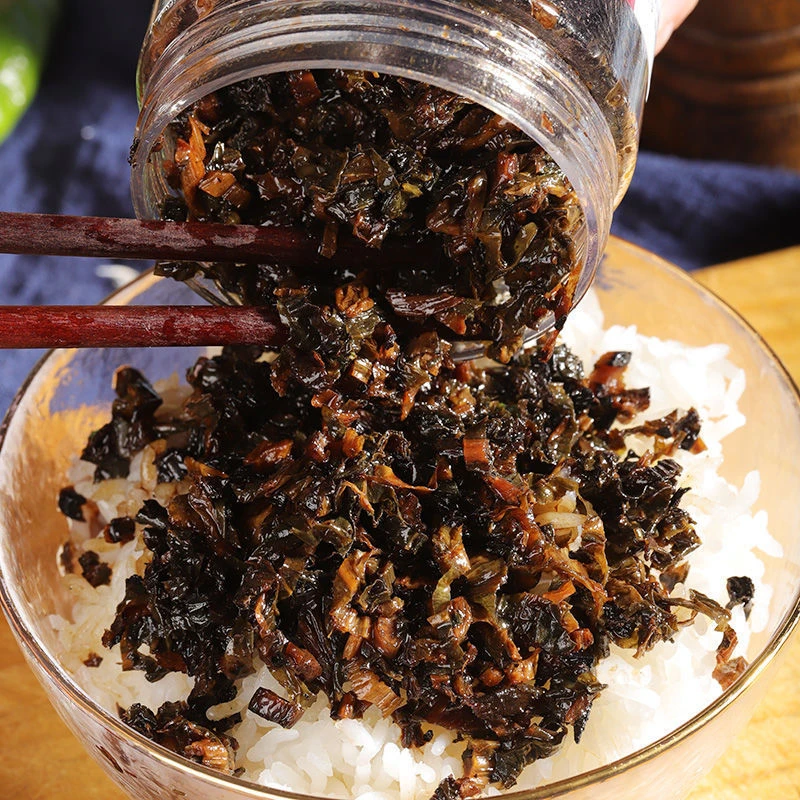 香炒梅干菜罐装下饭菜湖南特产拌饭拌面酱咸开味菜瓶装即食280g
