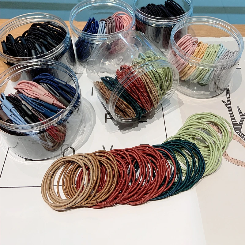 皮筋女扎头头绳发圈橡皮筋皮套扎高马尾发绳成人头发