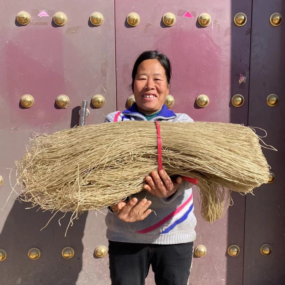 河南省新鲜晾晒干手工细红薯粉条净重五斤装包邮
