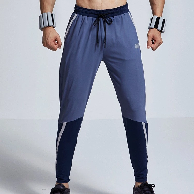 OMG潮牌夏季薄款宽松冰丝弹力速干长裤男健身速干运动裤1402男子