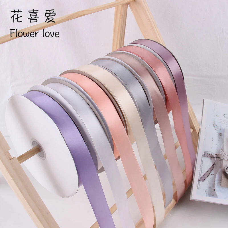 花喜爱花束涤纶丝带91米素色布艺绸带鲜花包装礼品捆花彩带缎带